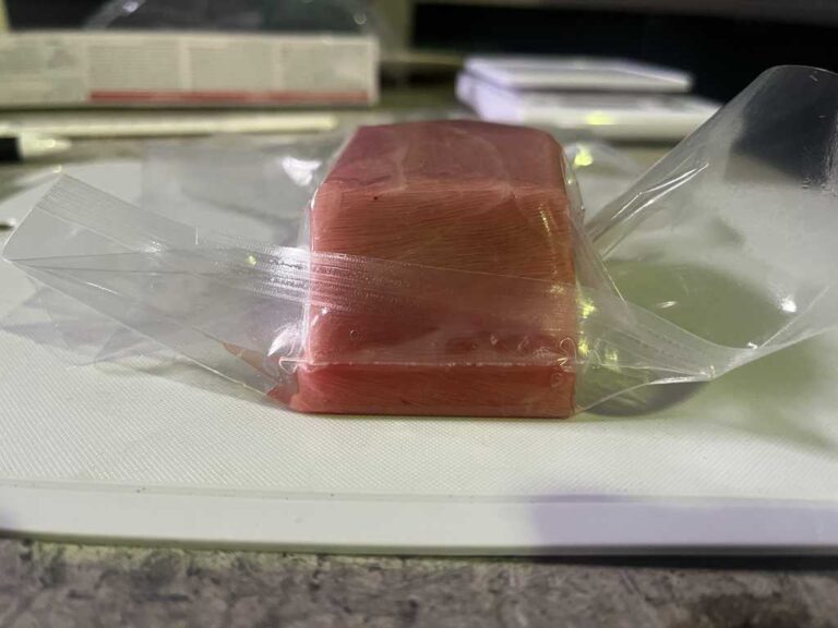 マグロ切り身冷凍テスト